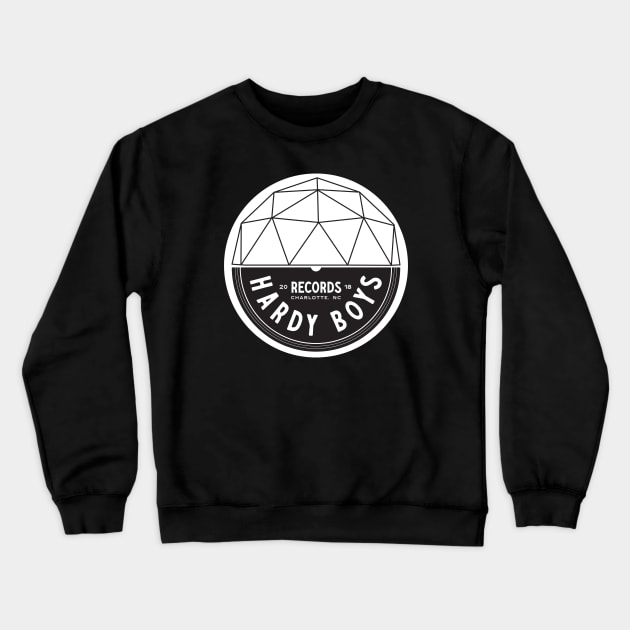 Hardy Boys Records - Geodesic on Dark Crewneck Sweatshirt by HardyBoysRecords